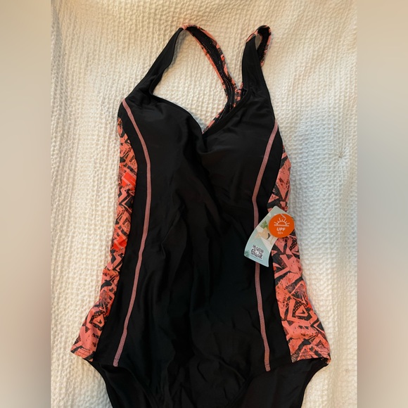 beautyin Women's One Piece Athletic Racerback Swimsuit Slimming Bathing Suit - Picture 4 of 8